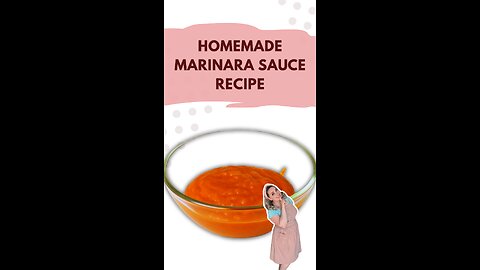HOMEMADE MARINARA SAUCE | Easy, Rich, and Better Than Store-Bought