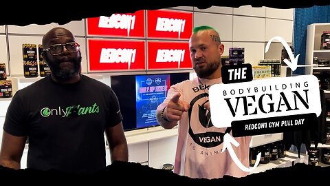 RedCon1 Gym Pull Day: John Thomas Vegan Back & Biceps Workout