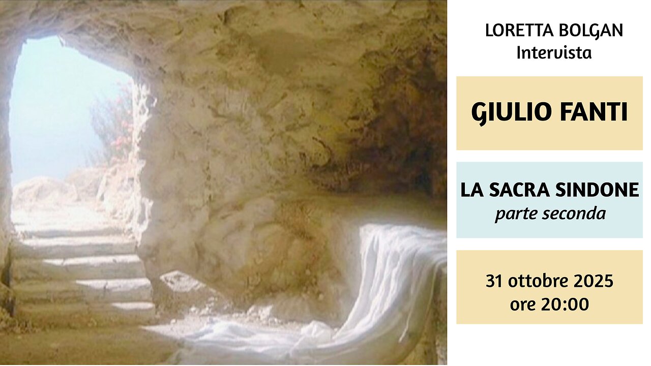 Prof. Giulio Fanti - LA SACRA SINDONE- Seconda parte- Intervista L. Bolgan