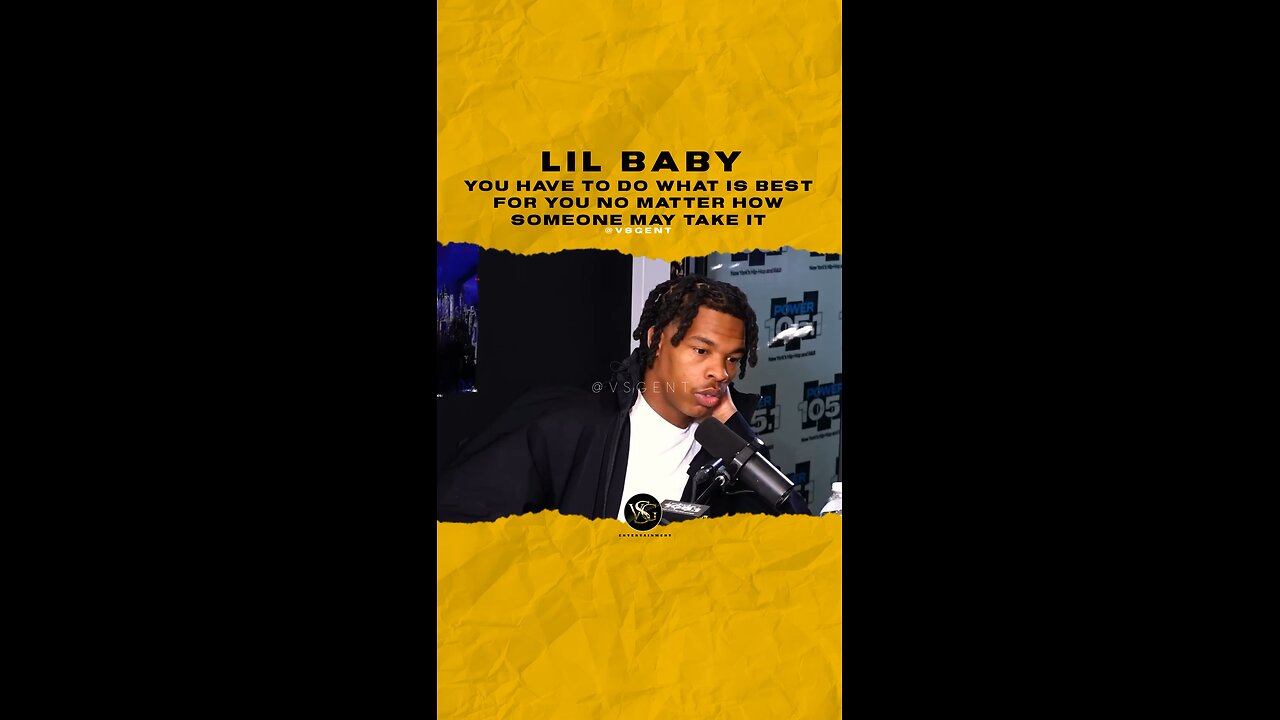 @lilbaby You have to do what is best for you no matter how someone may take it