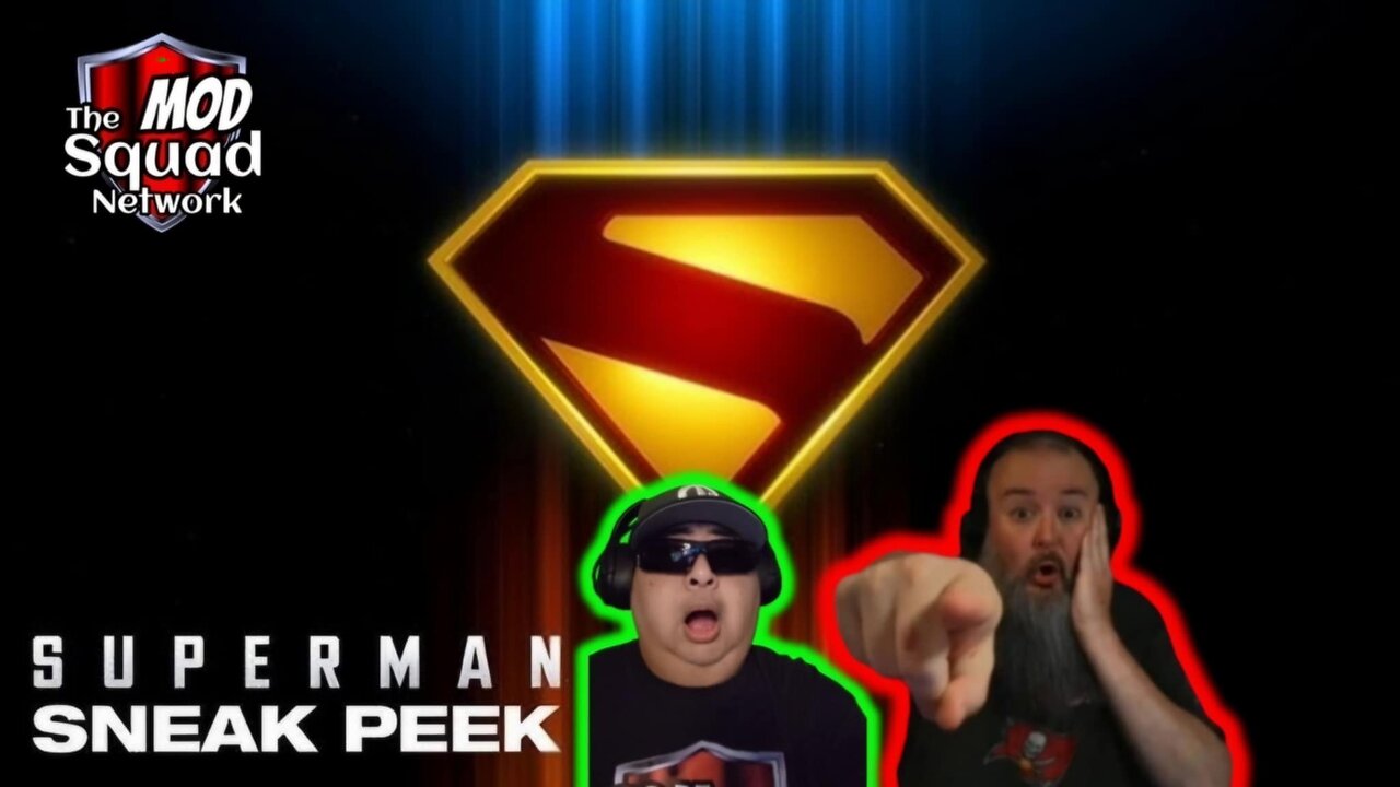 Superman Sneak Peep Trailer Reaction Video l The MOD Squad Network