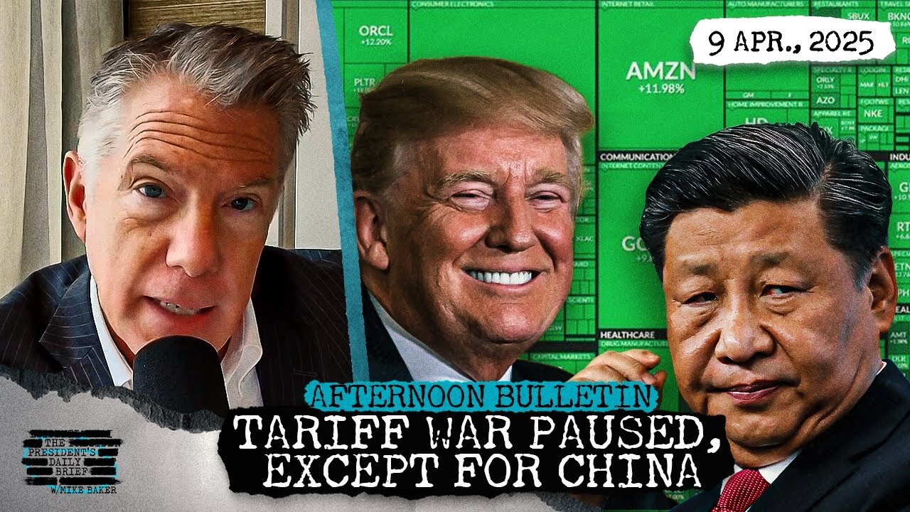 Trump Slams Brakes On Tariff War—Except Against China & Bombshell Report Shows Biden's COVID Coverup