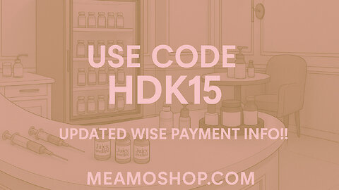 Updated Wise Payment Info For Meamo Walkthrough!