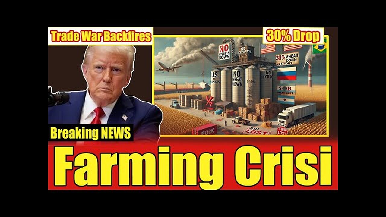 Trump’s Trade War Backfires: 30% Drop in U.S. Wheat Output Sparks Farming Crisi