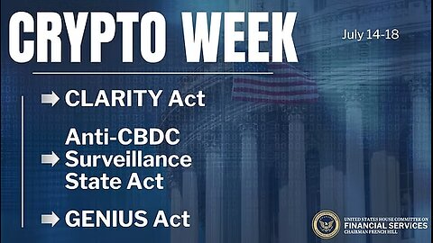 7/14/2025 - Alternative Assets on the move! Ripple bank filed! Truth ETF! Crypto Week!