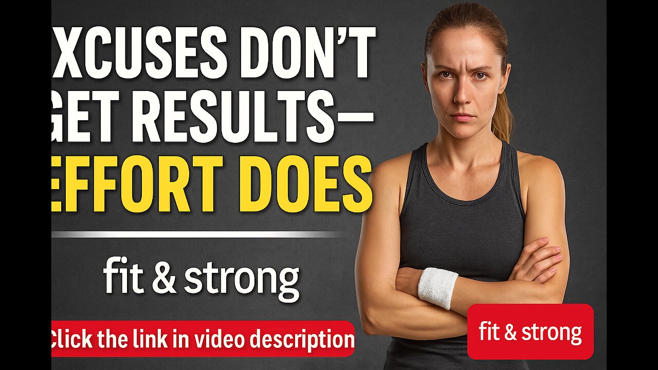 Excuses vs. Effort — Only One Brings Results