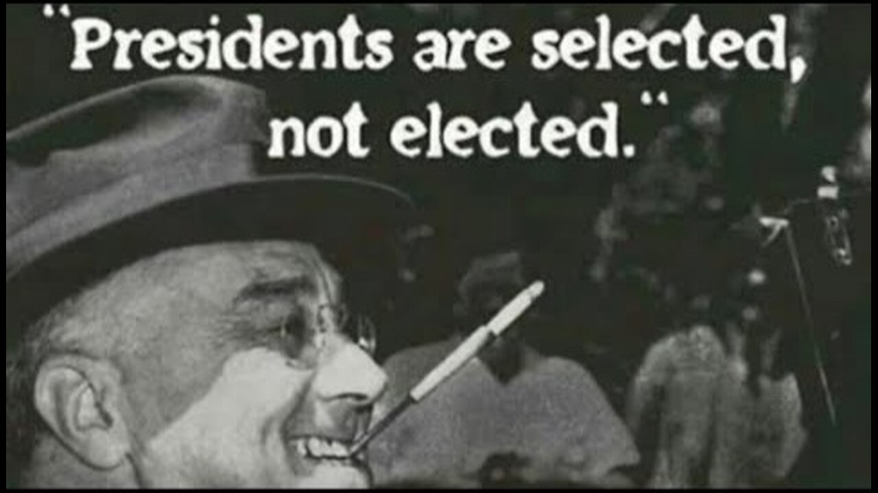 President's are Selected not Elected
