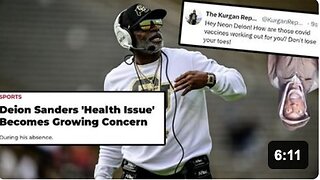 Chief vaccine hustla Neon Deion Sanders' health woes continue!