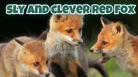 🦊 Why are red foxes known for being both sly and sweet? Let’s find out!