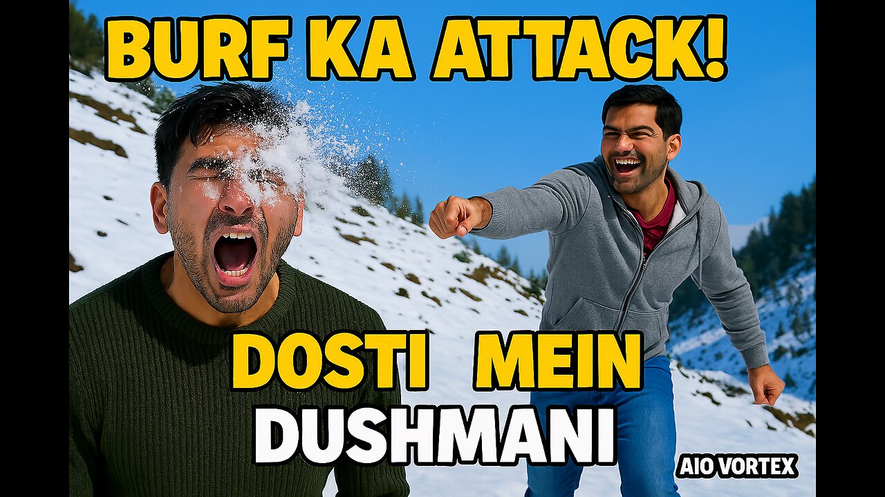 🇮🇳Bharat Snow Fight in the Mountains! Dosti aur Masti ka Perfect Mix"