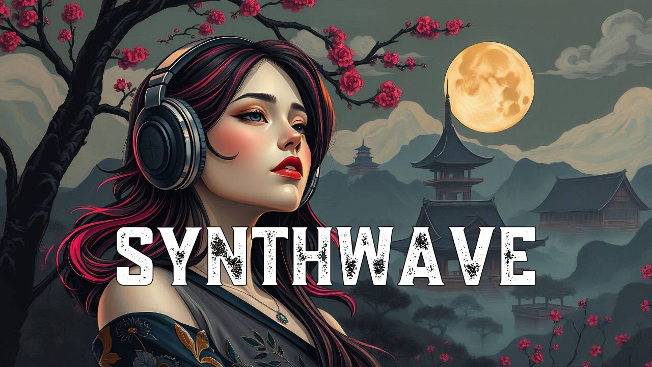 Chrome Sunset: Synthwave Music for Work, Study, Relax and Sleep