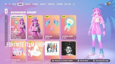 Fortnite Item Shop|July 6, 2025(*New* Party Jelly Bundle & Swing My Way Emote)
