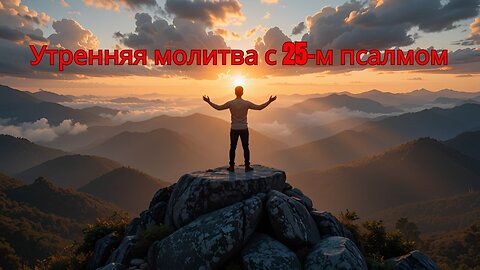 Утренняя молитва с 25-м псалмом Мощная молитва о руководстве и защите