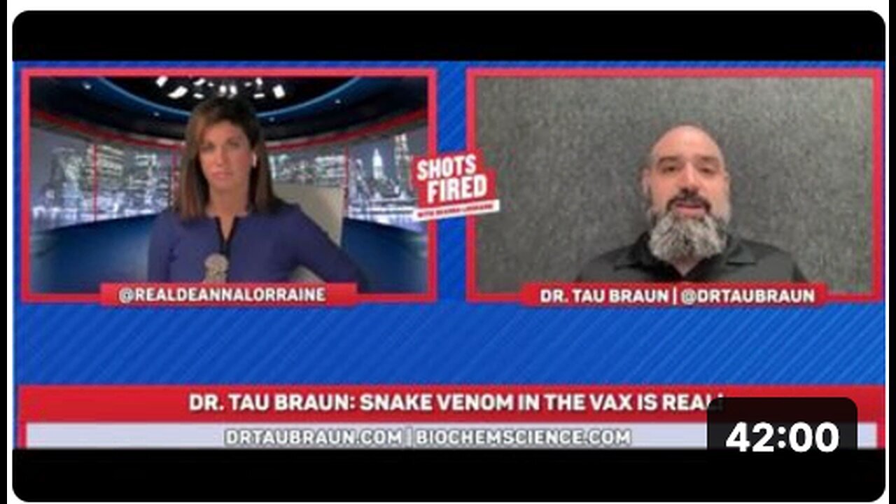 "Dr. Tau Braun: Snake Venom in Vaccines Utilized as Heart Attack Gun and Tranquilizer"