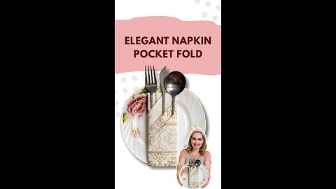 Elegant Napkin Pocket Fold | Table Decor Hack