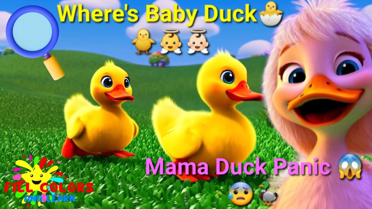 5 Little Ducks EMERGENCY! 🚨🦆 | Viral Kids' Rescue Song (Learn Counting 1-5!)