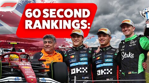 British Grand Prix 60 Second Driver Rankings