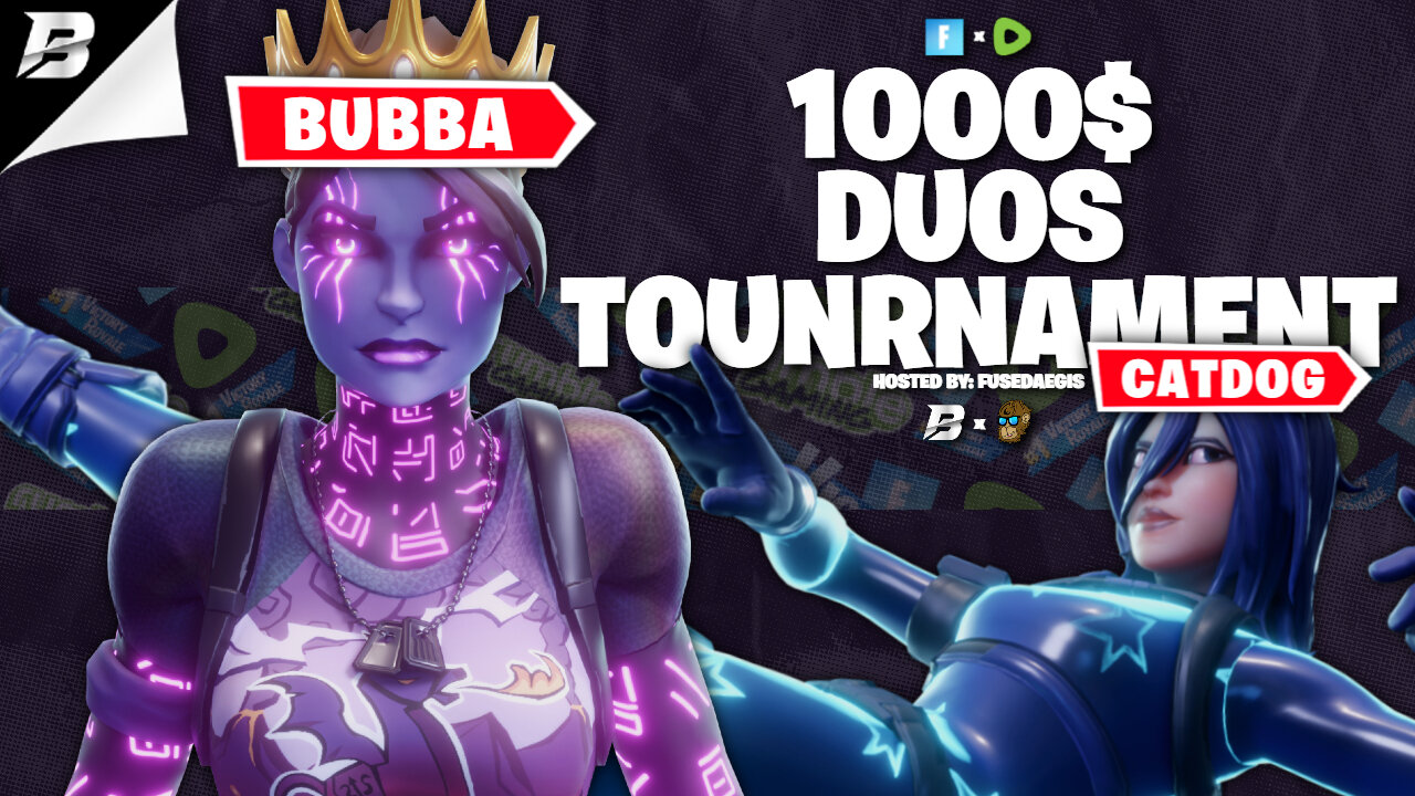 🔴 LIVE - 1000$ FORTNITE X RUMBLE DUO TOURNAMENT