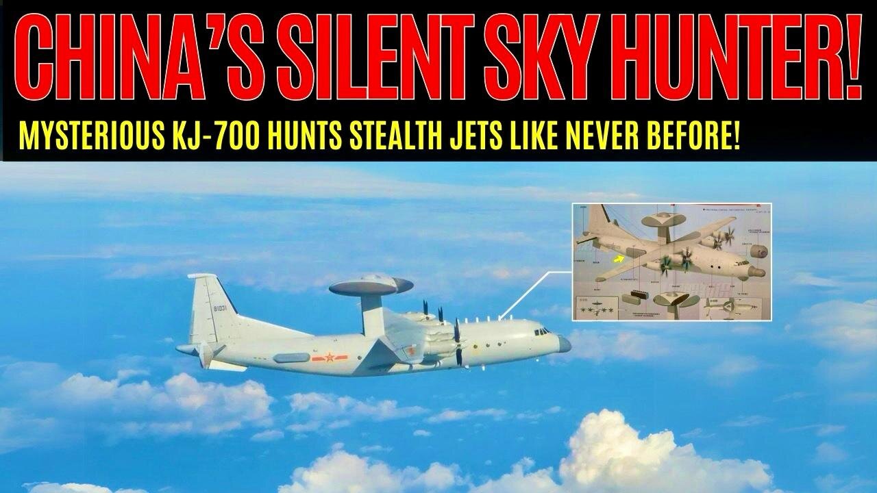 Breakthrough: China’s New KJ-700 Hunts Stealth Jets Like Never Before!