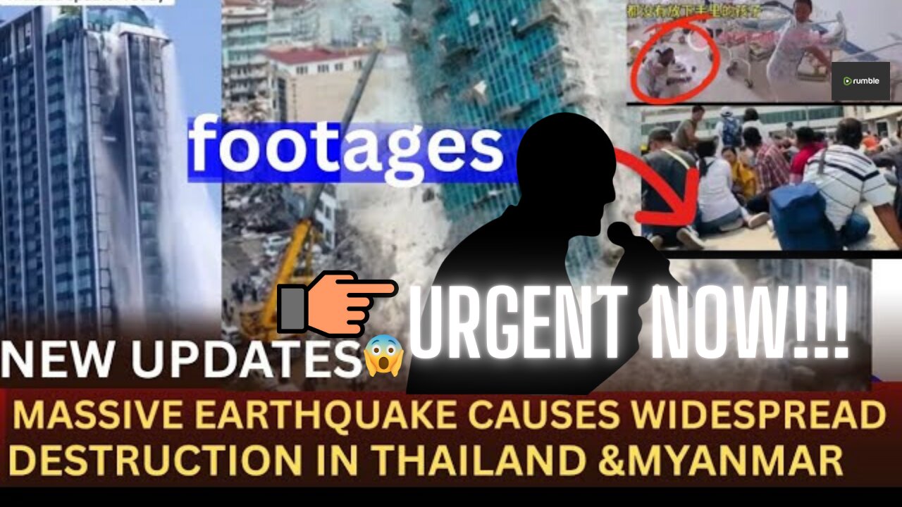 Myanmar 7.7 earthquake collapses buildings in Thailand,