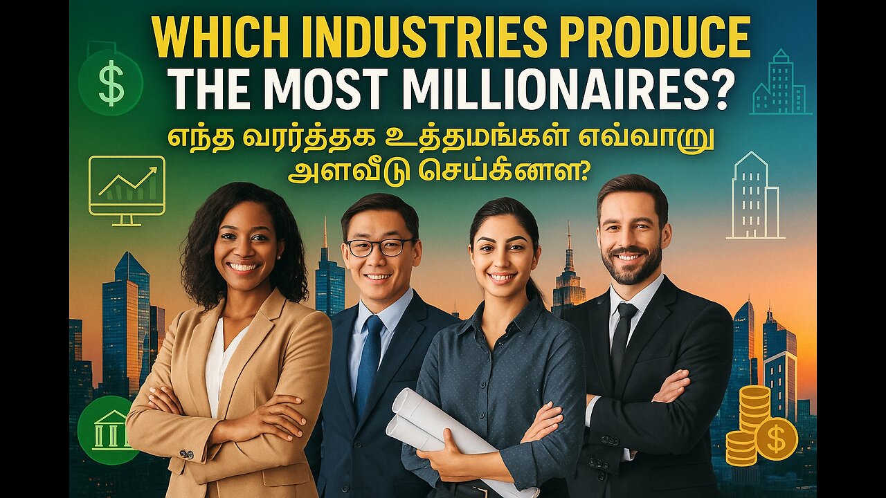 Which Industries Produce the Most Millionaires? | எந்த வர்த்தக உத்தமங்கள் எவ்வாறு அளவீடு செய்கின்றன?