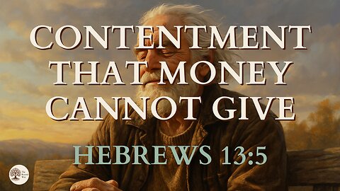 Hebrews 13:5 Contentment That Money Cannot Give