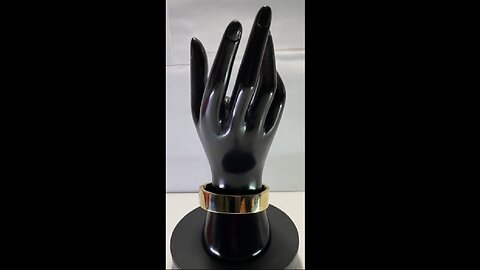 FOR THE LADIES! Women's 1" Wide Gold-Tone Slip-on Expandable Bangle Bracelet