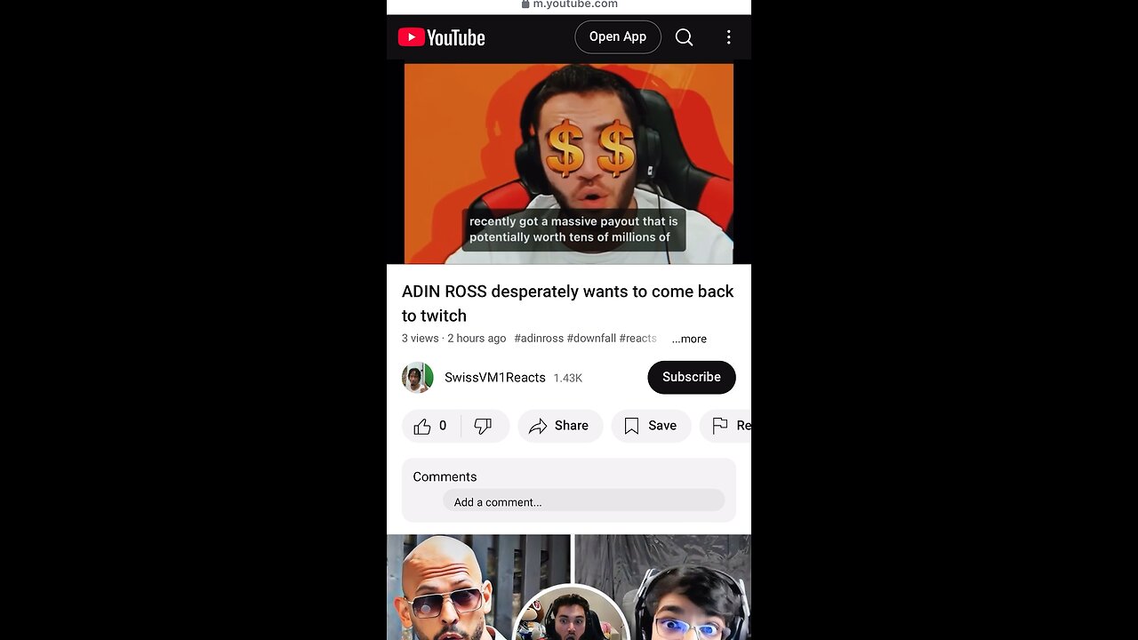 Adin Ross wants to come back to twitch why is that ?