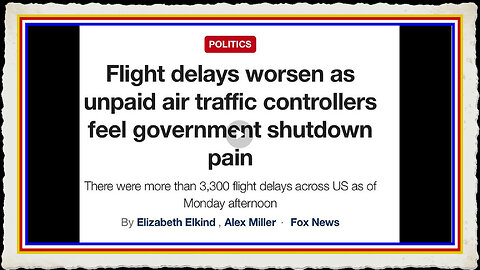 US AIRPORTS BEGIN SHUTTING DOWN - HAPPY HALLOWEEN