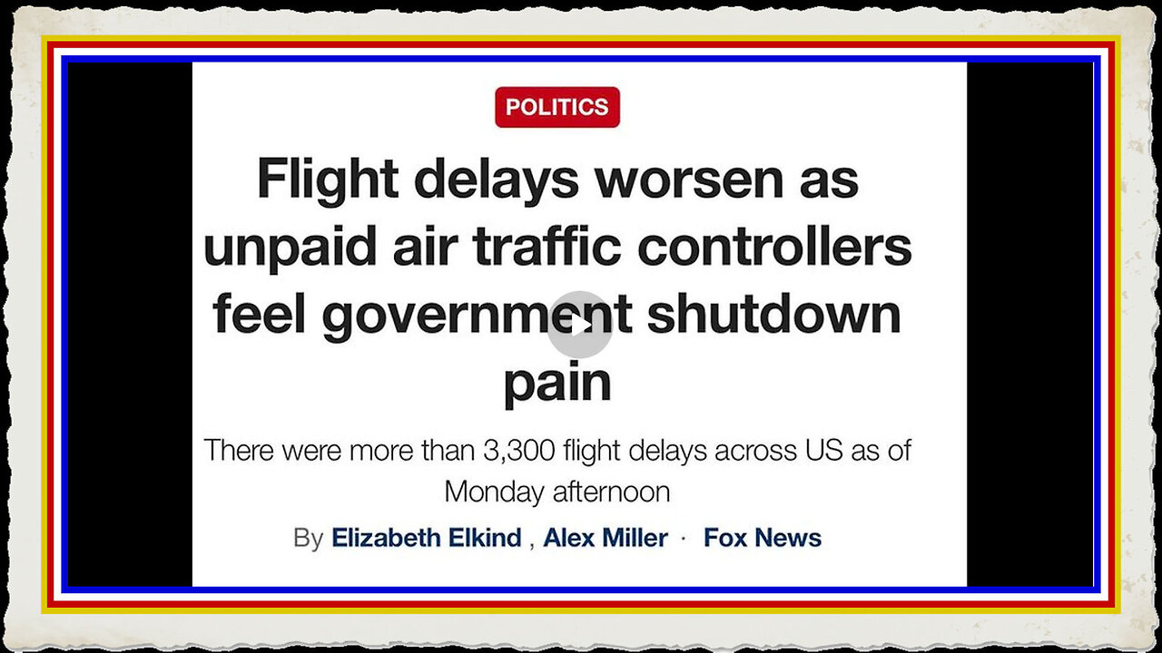 US AIRPORTS BEGIN SHUTTING DOWN - HAPPY HALLOWEEN