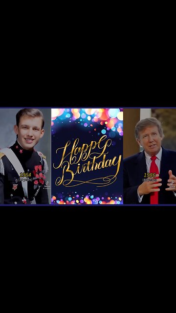 🎉 Happy Birthday President Trump 🦅 You were born to lead