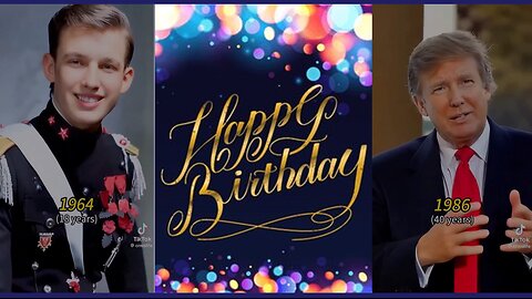 🎉 Happy Birthday President Trump 🦅 You were born to lead