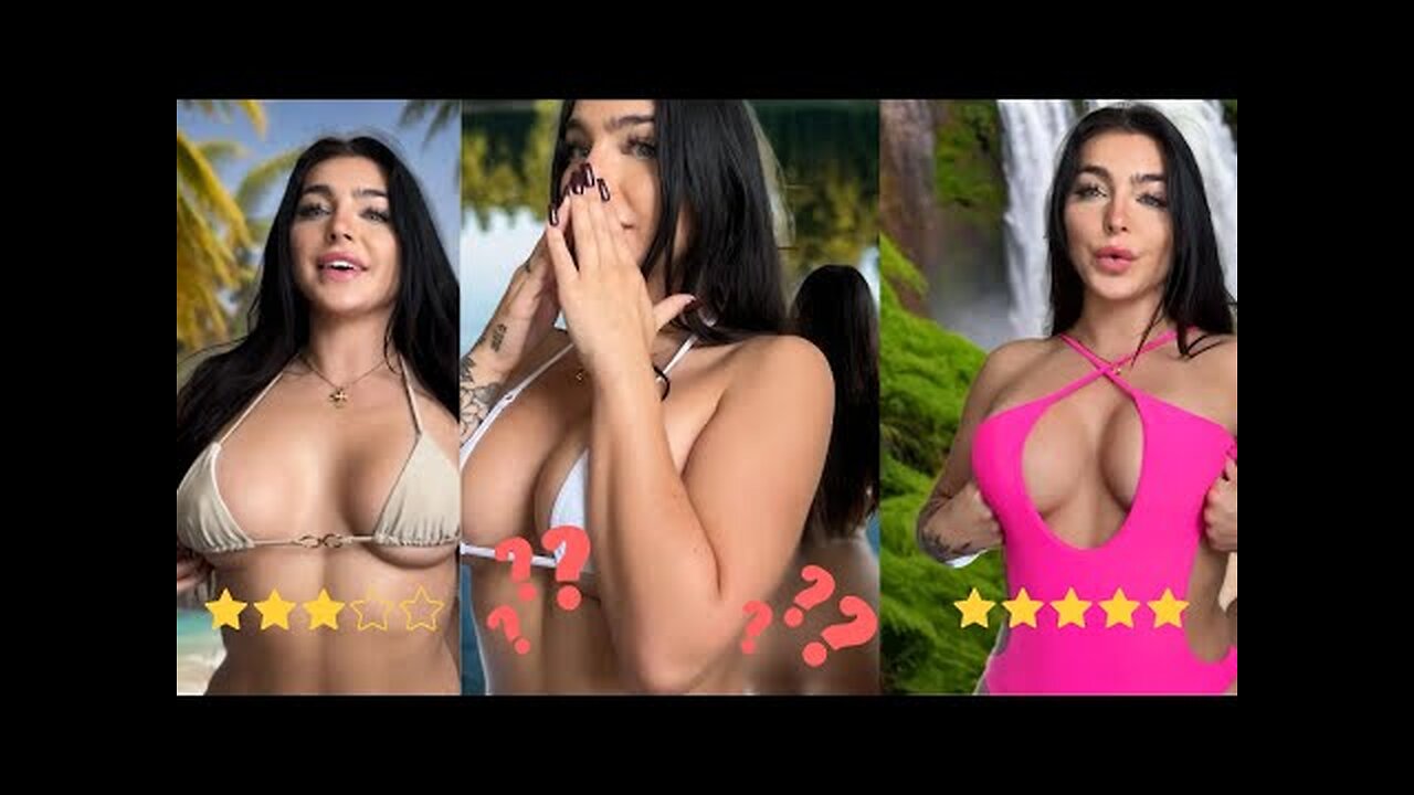 4K SEXY Bikini Try on Haul with MIRROR View! Emjayplays