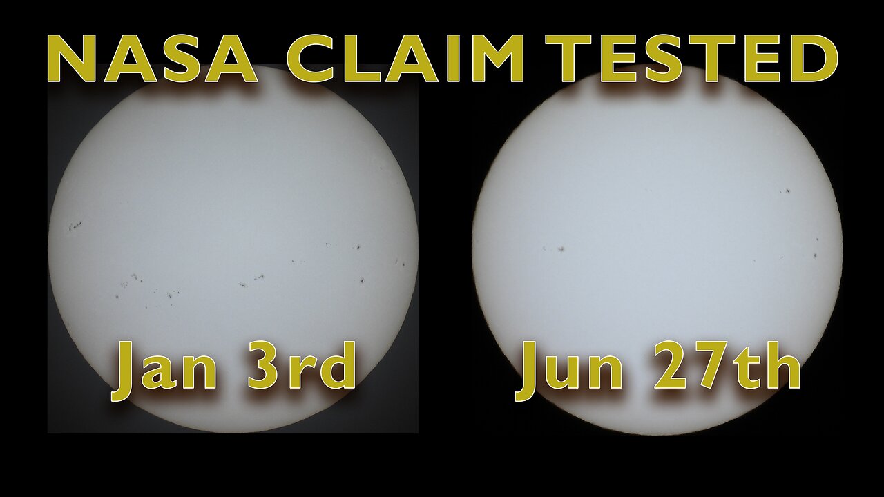 I Measured the Sun’s Size to Test NASA’s Orbit Claim — Here’s What Happened