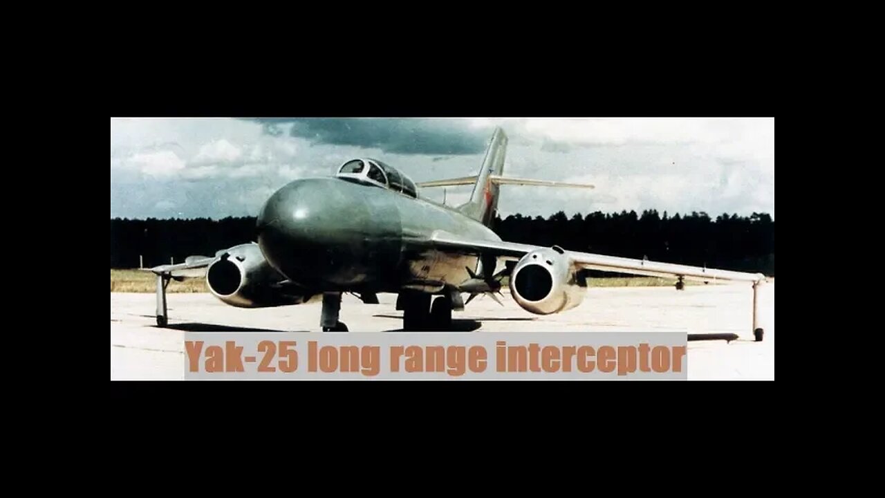 Yakovlev Yak-25. Soviet long range interceptor.