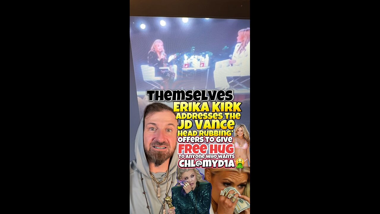 #ErikaKirk Addresses Rubbing the Head of #JDVance - Says she’ll give free hugs to incels