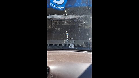 going through a car wash
