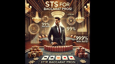A 99.9% Winning Baccarat Betting System STS for Baccarat Pros! #Winning #System