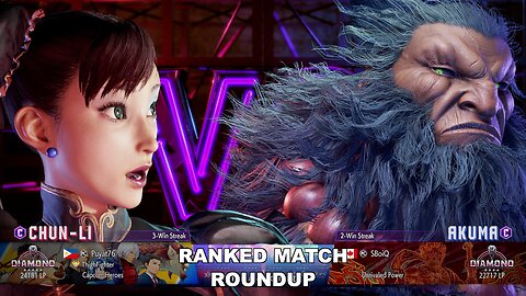 Kuya Kalbo SF6 Ranked Match Roundup. Chun Li 4 star Diamond Rank [Hori Fight Stick]