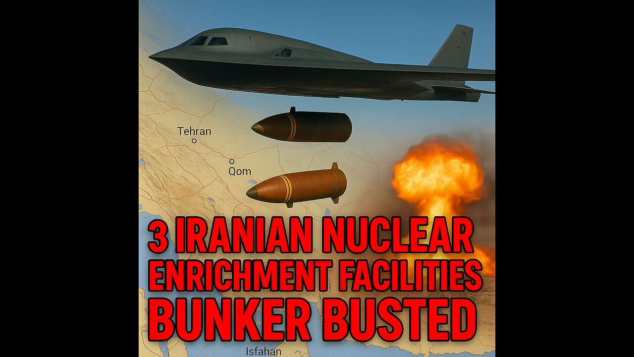 Trump Sends B-2 Stealth Bombers to Destroy Iranian Nuclear Sites | Bunker Busters Unleashed