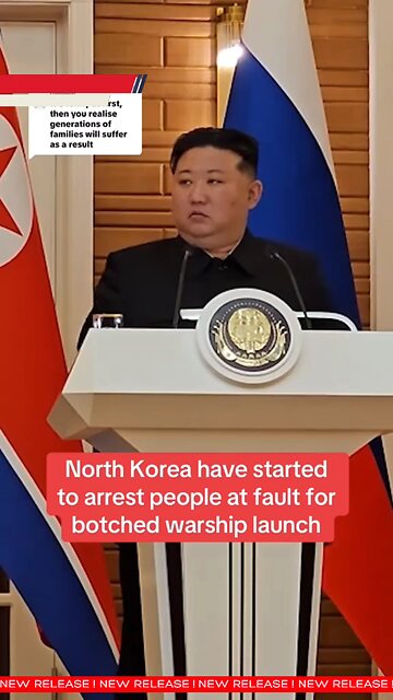 North Korea Arrests Individuals Over Failed Warship Launch #PnDmart #japdmedia #NorthKorea #Defense