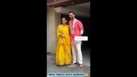 Bollywood Actress Neha Dhupia With Husband at Diwali 🌹🔥❤️