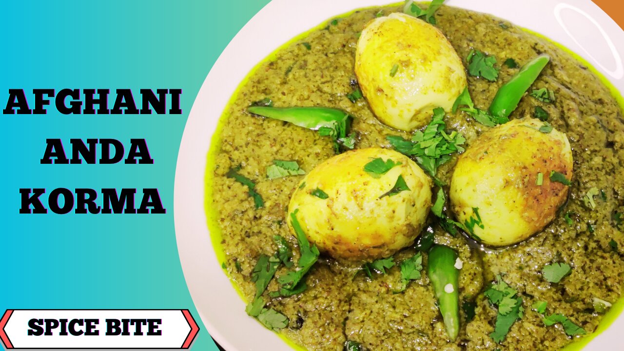 Afghani Anda Korma | Afghani Egg Gravy Recipe By Spice Bite