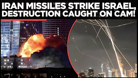 Iranian Missiles Pound Israel, Explosions Caught on Camera