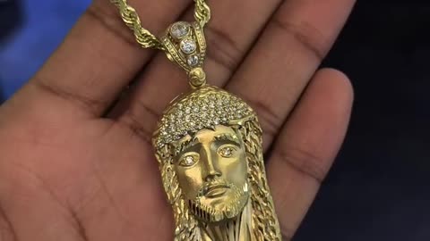 10k Solid Gold 20” Jesus Face Setup