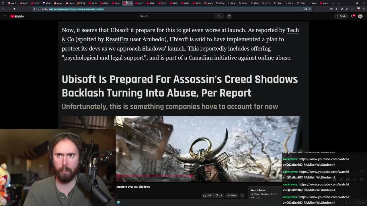 AC Shadows Criticism Is Now Harassment