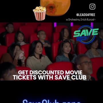 Get DISCOUNTED movie tickets with Save Club!