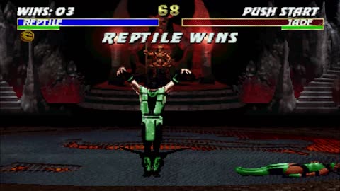 Ultimate Mortal Kombat 3 - Reptile - Saturn
