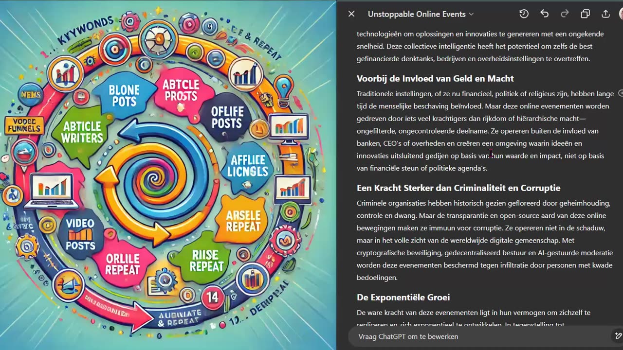 2025 AI ONLINE MARKETING TOEKOMST (tekst & AI poster 001) TOP TEAM ROB BUSER