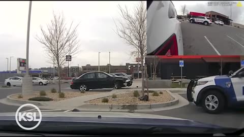 BODY CAM: Texas woman caught using drugs at Utah gas station, rams police while trying to escape